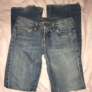 7 for all mankind size 24 bootcut jeans